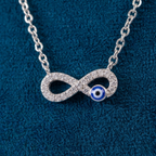 Infinity Evil Eye Necklace
