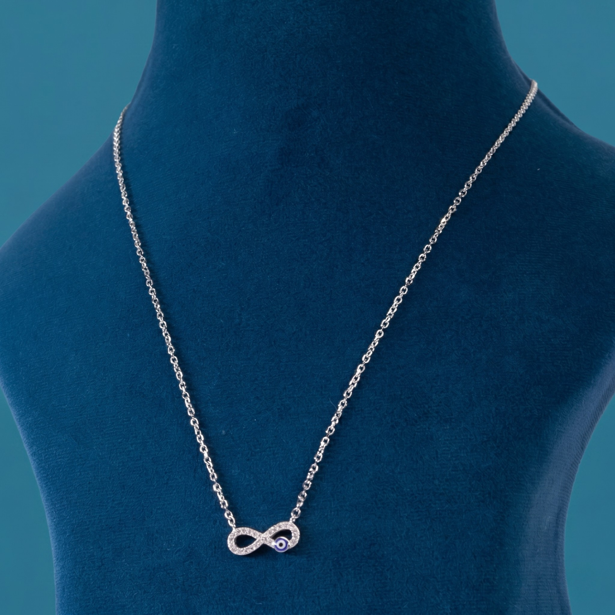 Infinity Evil Eye Necklace