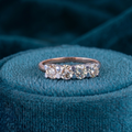 Trinity Glow Three-Stone Ring