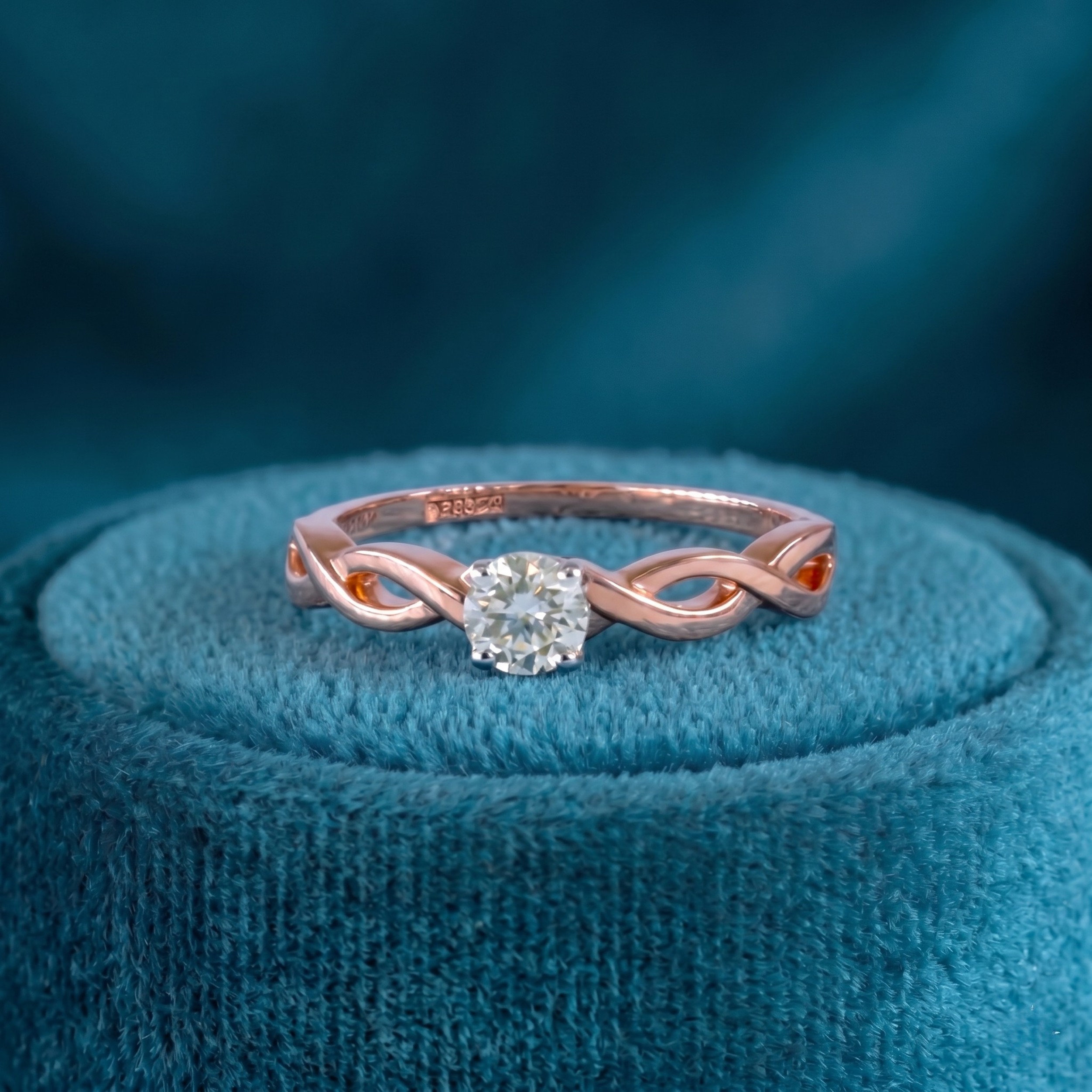 Infinity Grace Solitaire Ring
