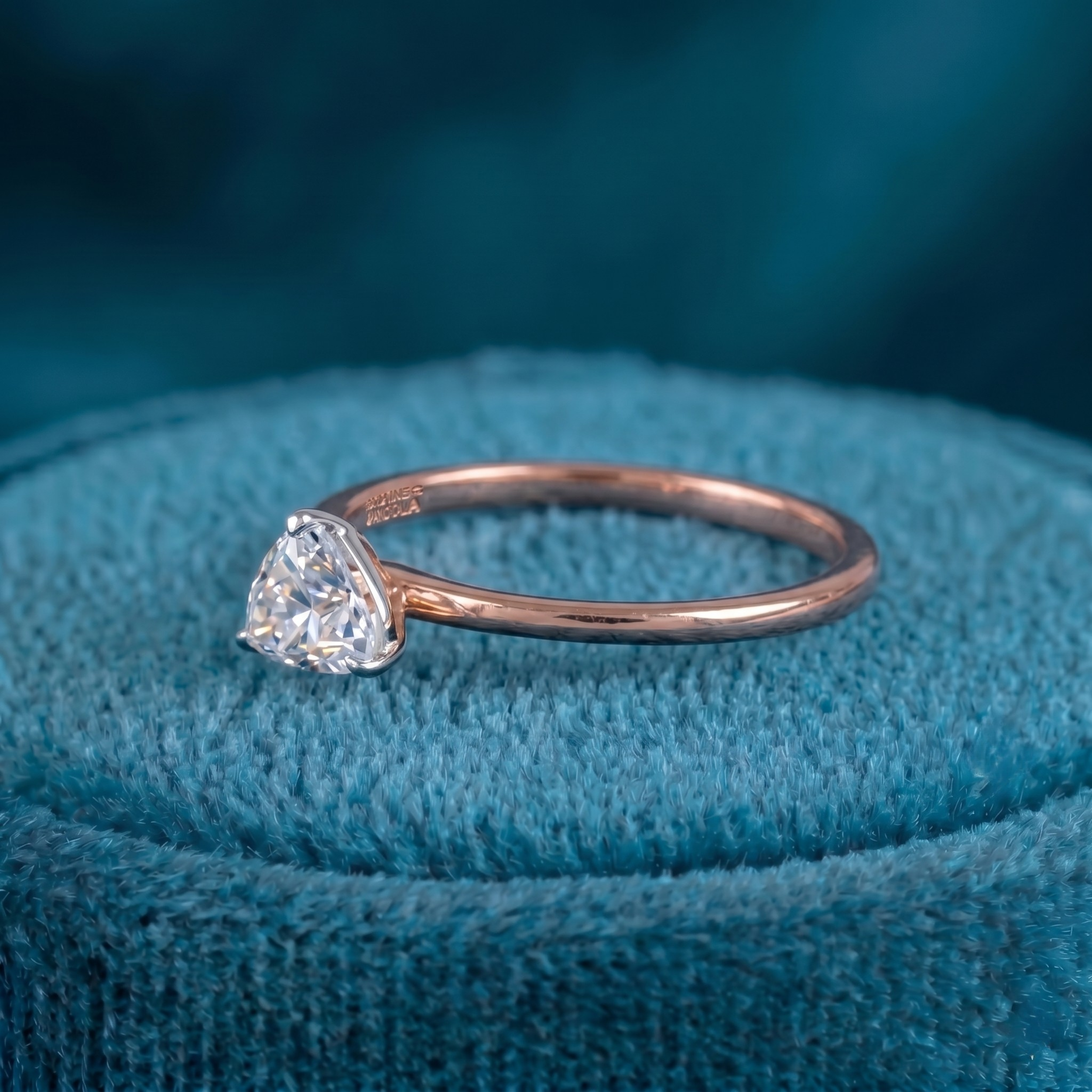 Pure Love Heart Diamond Ring