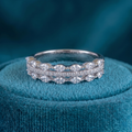 Marquise Crown Band Ring