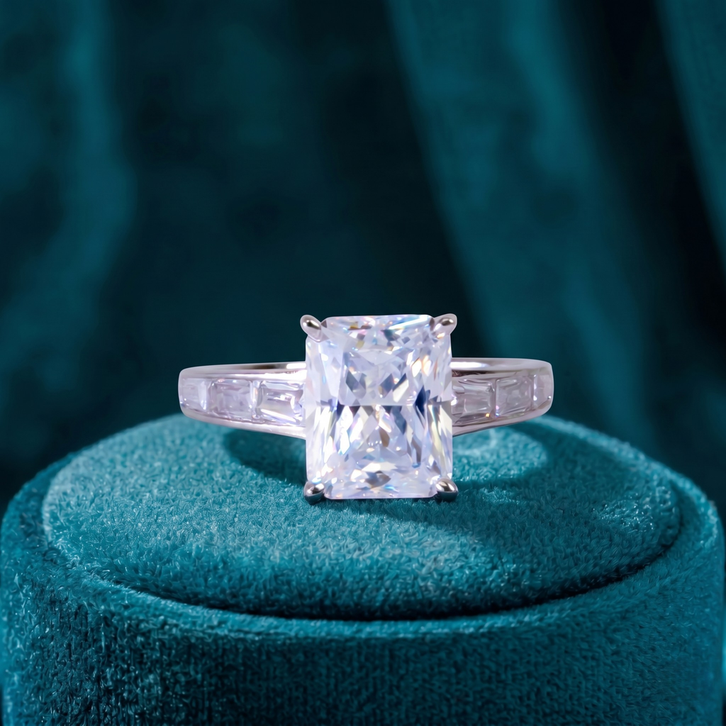Royal Cushion Statement Ring