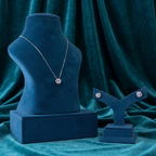 Sky Blue Cushion Halo Set