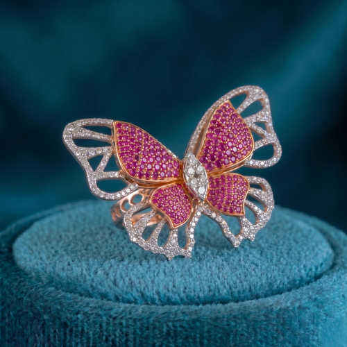 Crimson Butterfly Royale Ring
