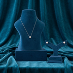 Classic Pearl Halo Set