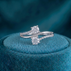 Twin Cross Band Ring