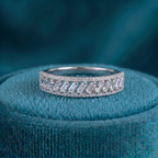 Multi-Row Baguette Spark Ring