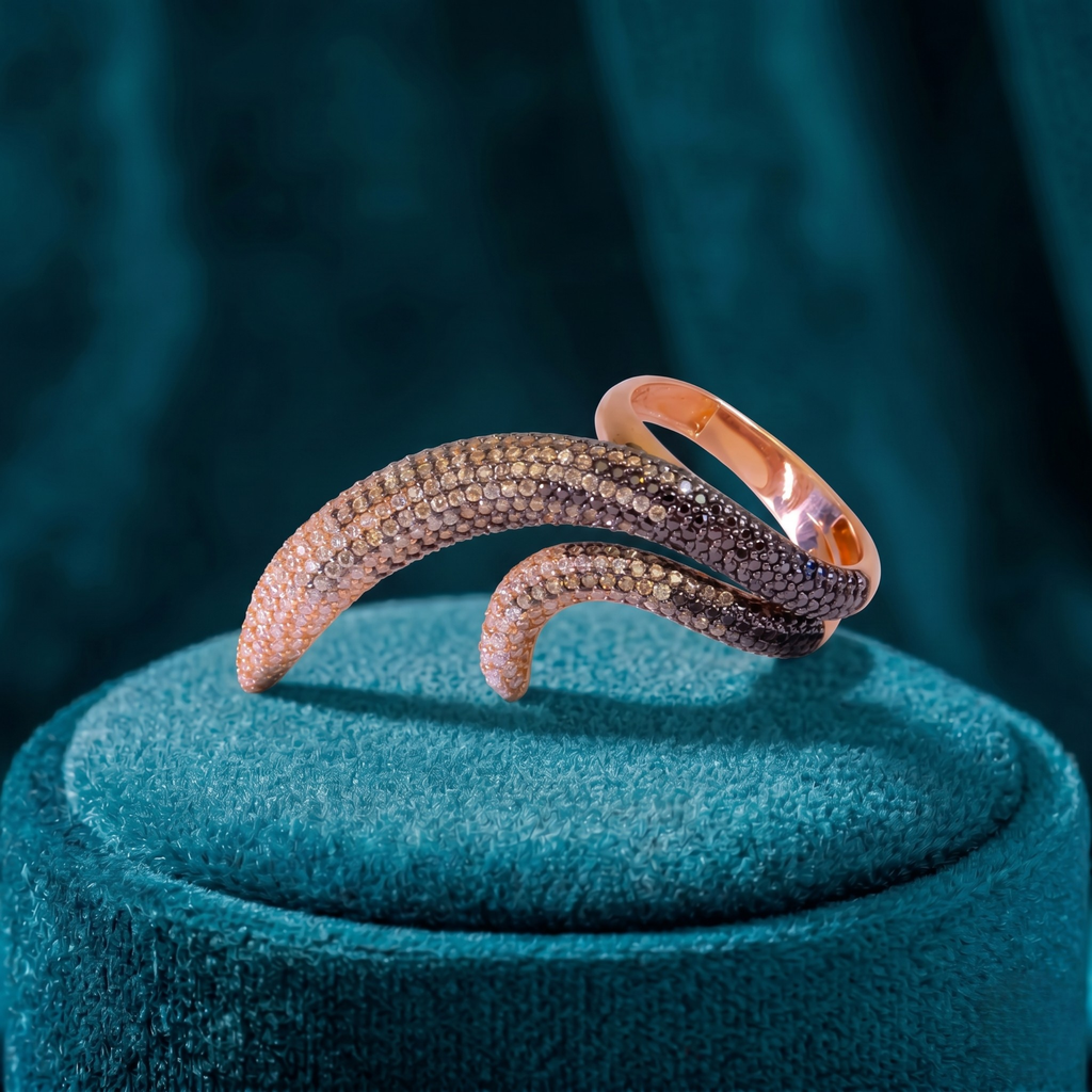 Crescent Claw Designer Ring