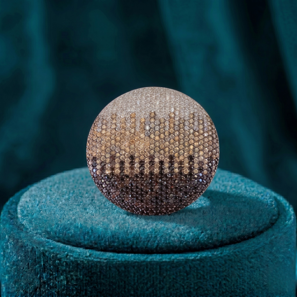 Celestial Oval Statement Ring
