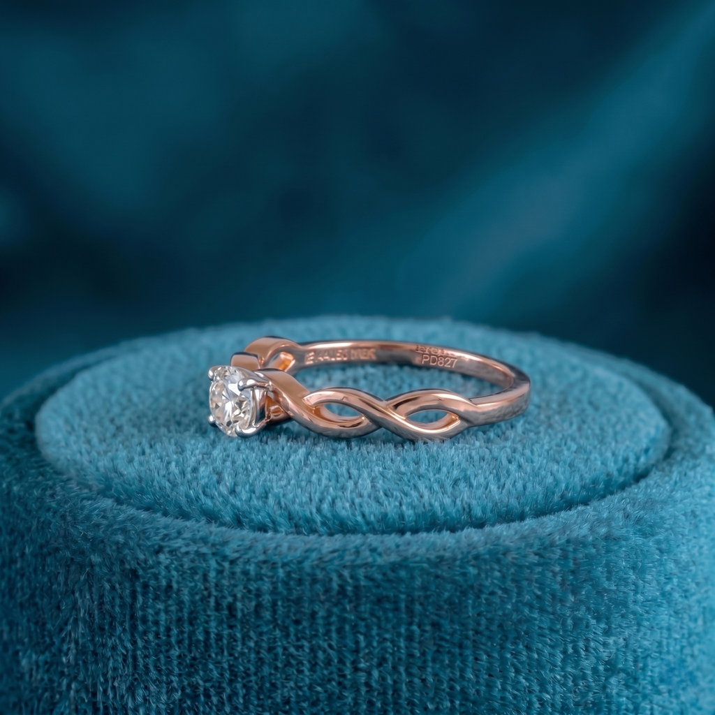 Infinity Grace Solitaire Ring