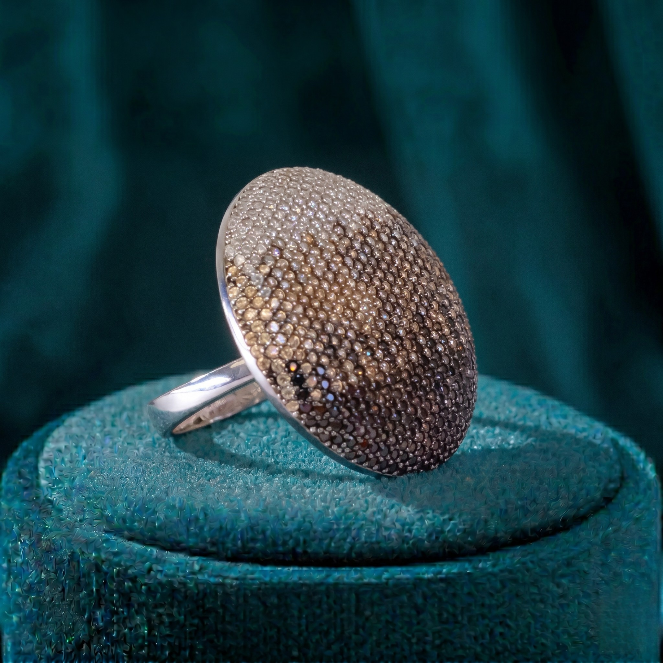 Celestial Oval Statement Ring