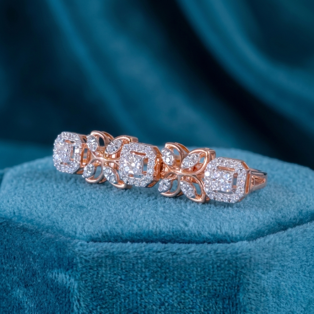 Multi-Cluster Diamond Ring
