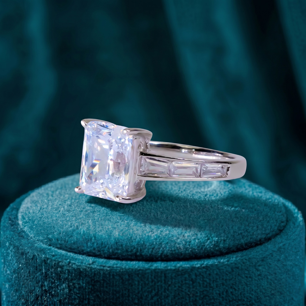 Royal Cushion Statement Ring