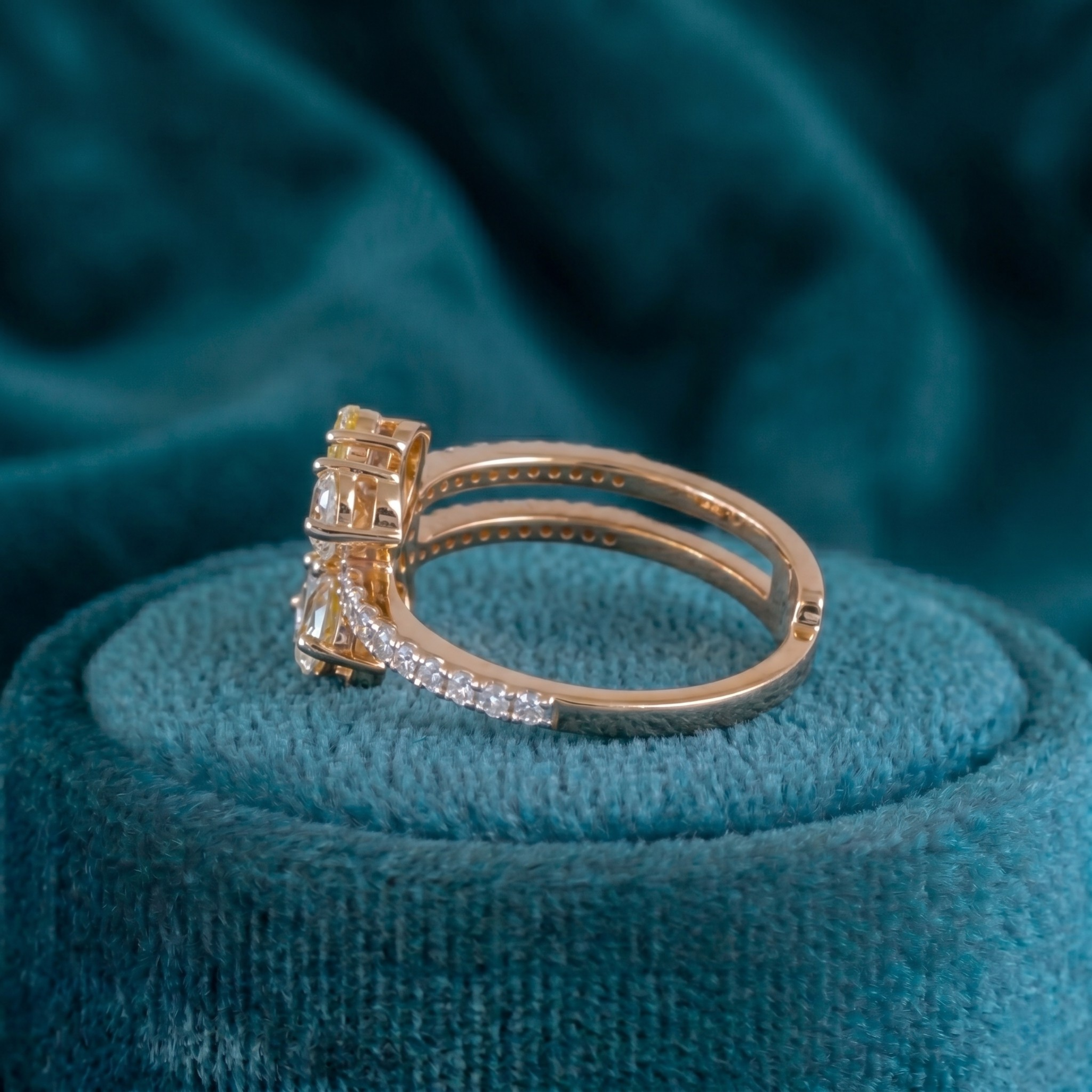 Celestial Petal Bloom Ring