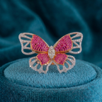 Crimson Butterfly Royale Ring