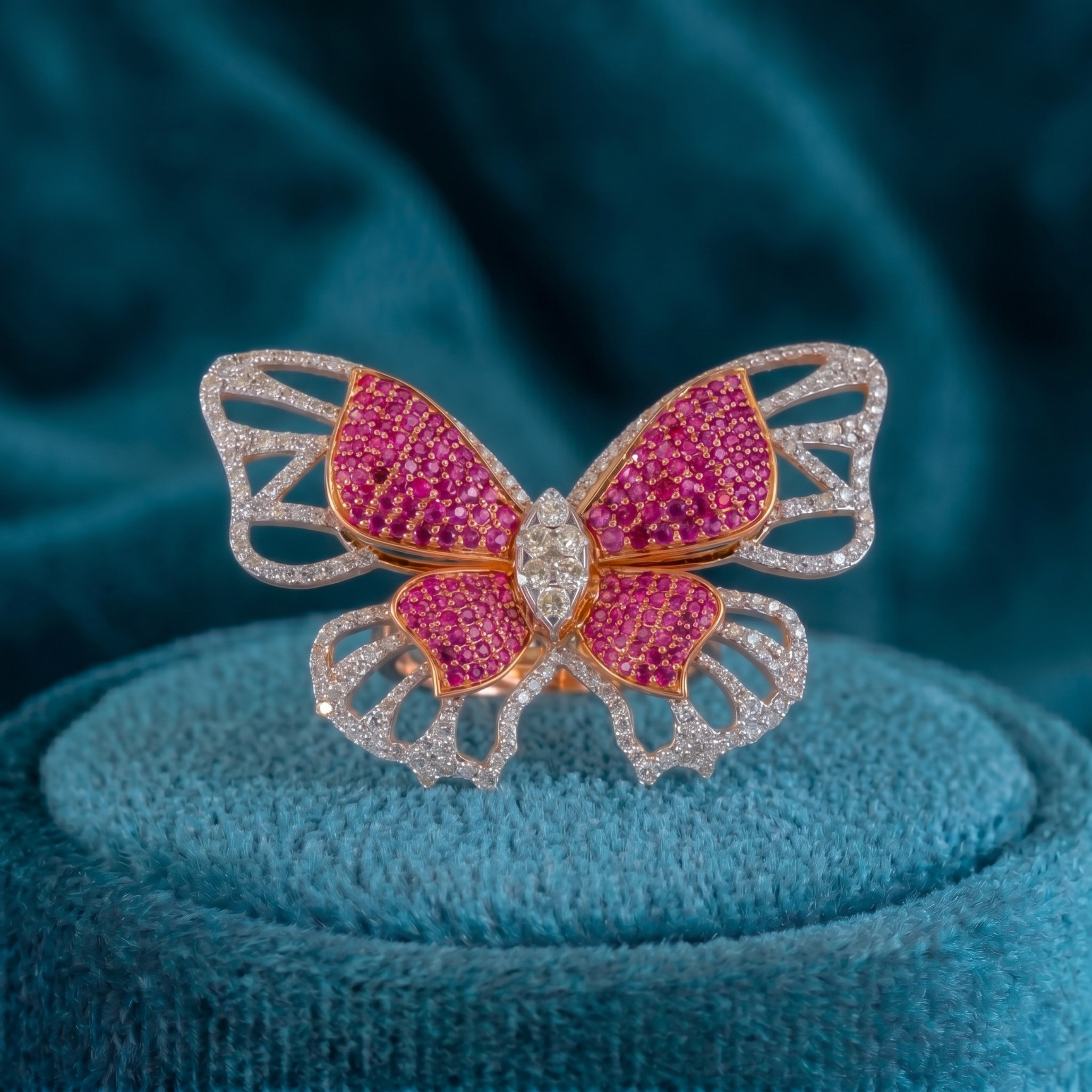 Crimson Butterfly Royale Ring