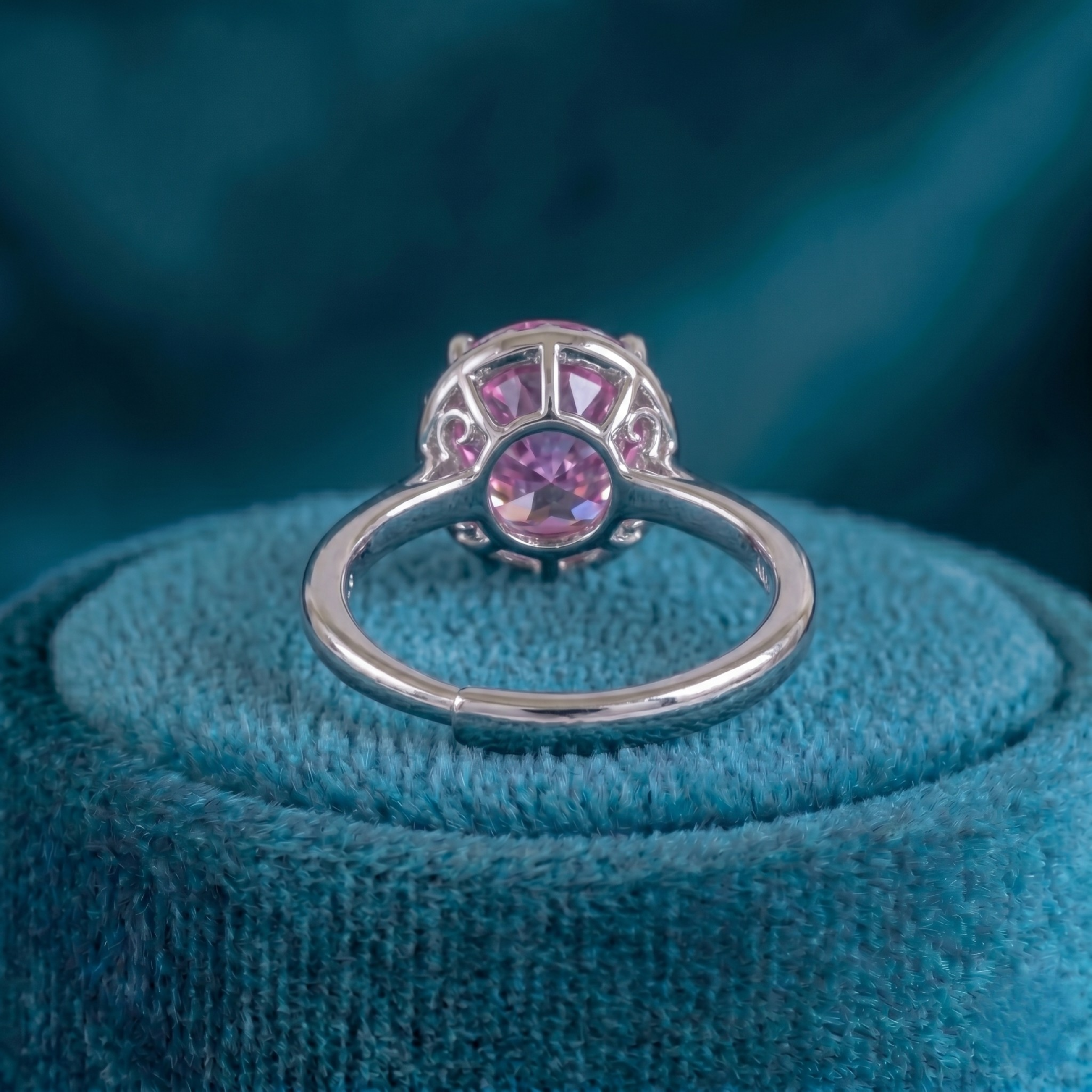 Royal Cushion Halo Ring