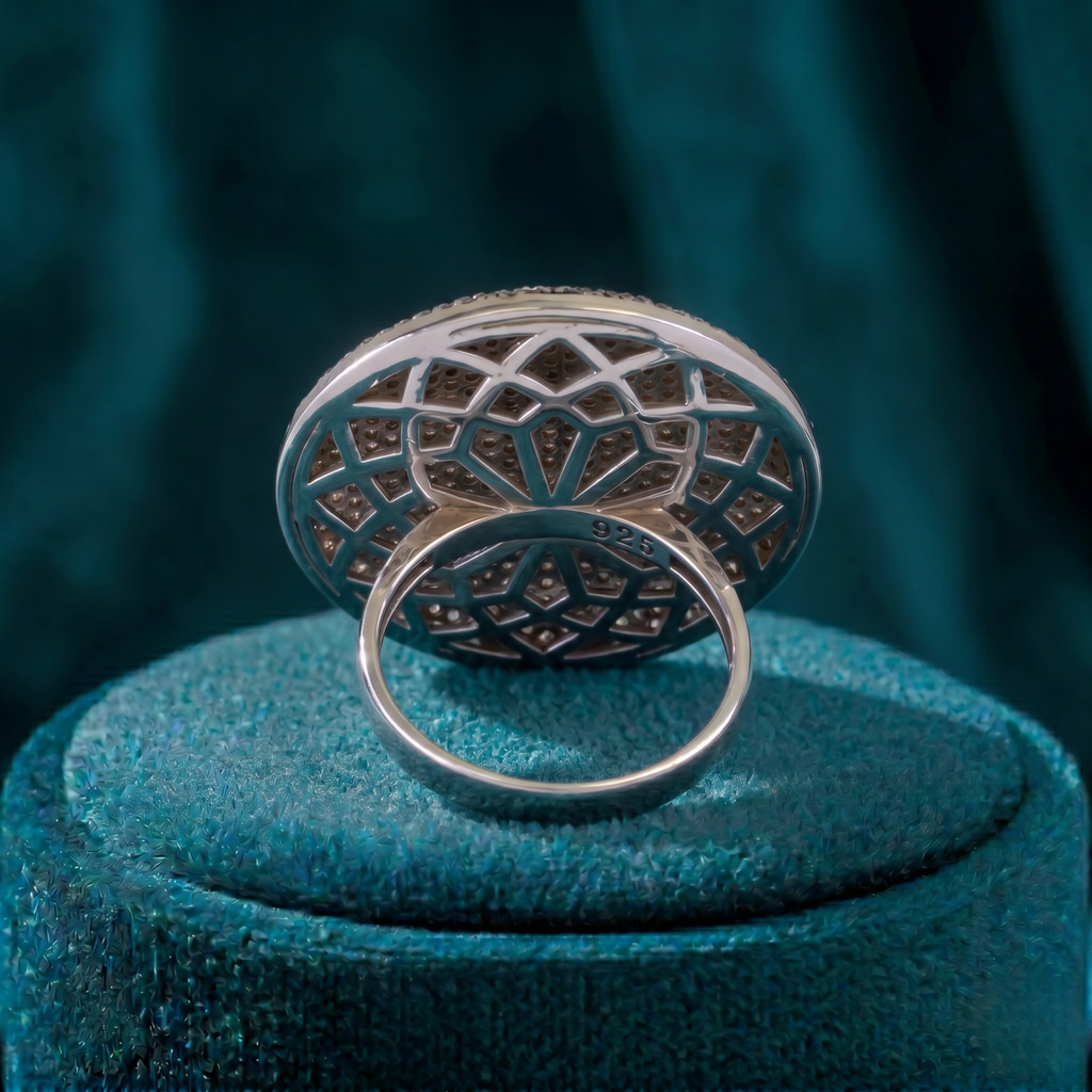 Celestial Oval Statement Ring