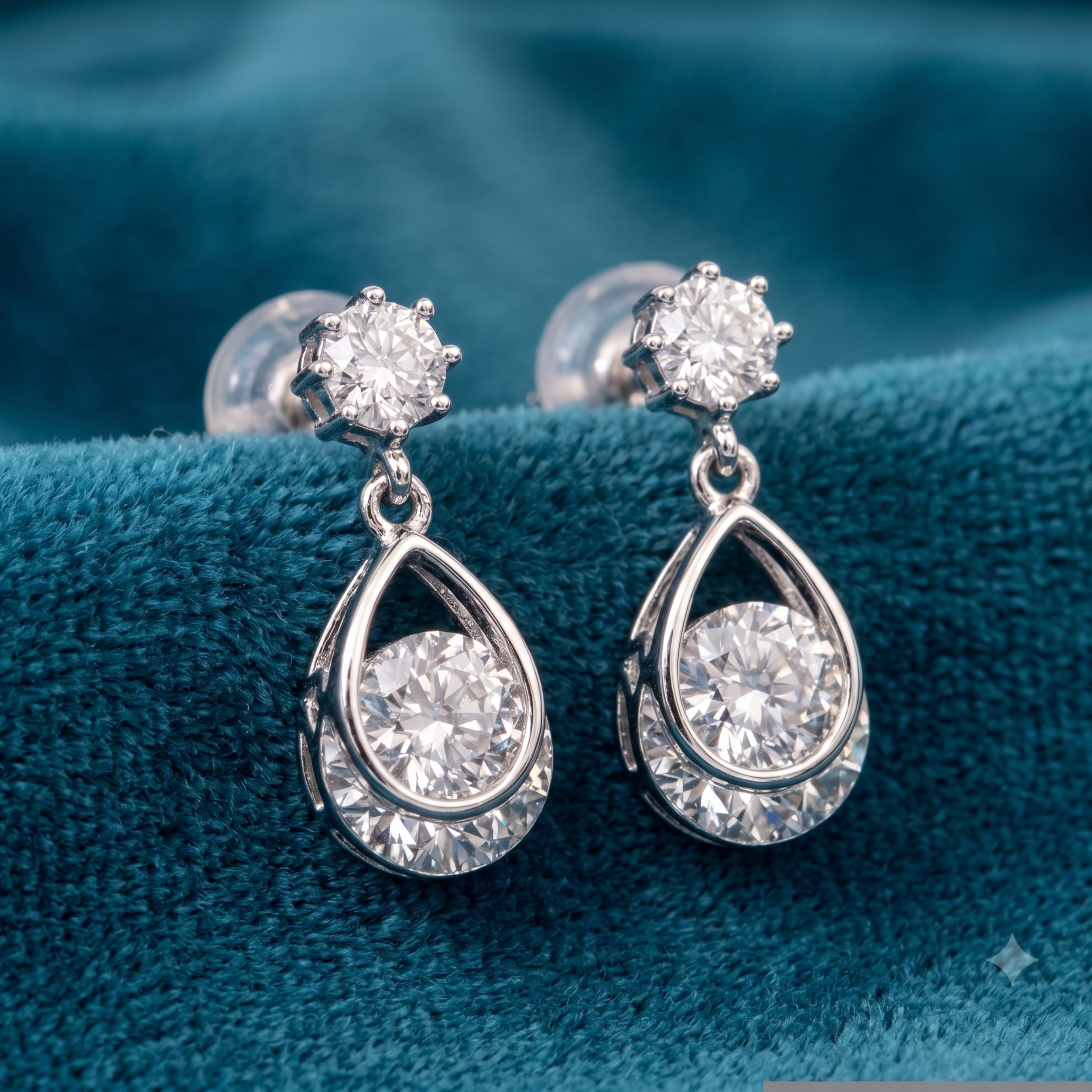 Teardrop Solitaire Set