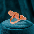 Crystal Edge Wide Band Ring