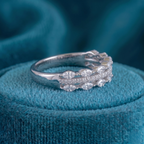 Marquise Crown Band Ring