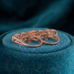 Golden Crown Solitaire Ring