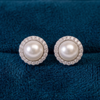 Classic Pearl Halo Set