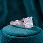 Royal Cushion Statement Ring