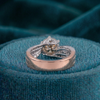Eternal Flow Halo Solitaire Ring