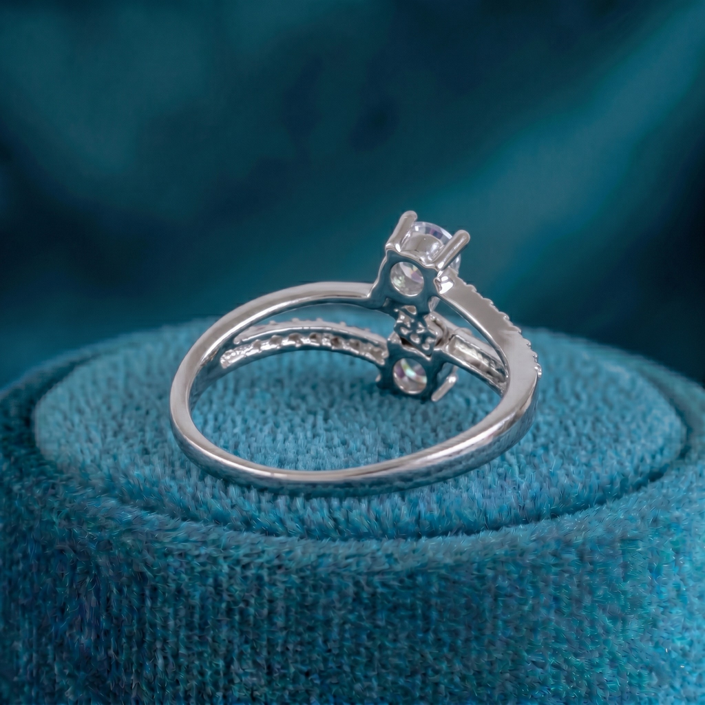 Twin Cross Band Ring