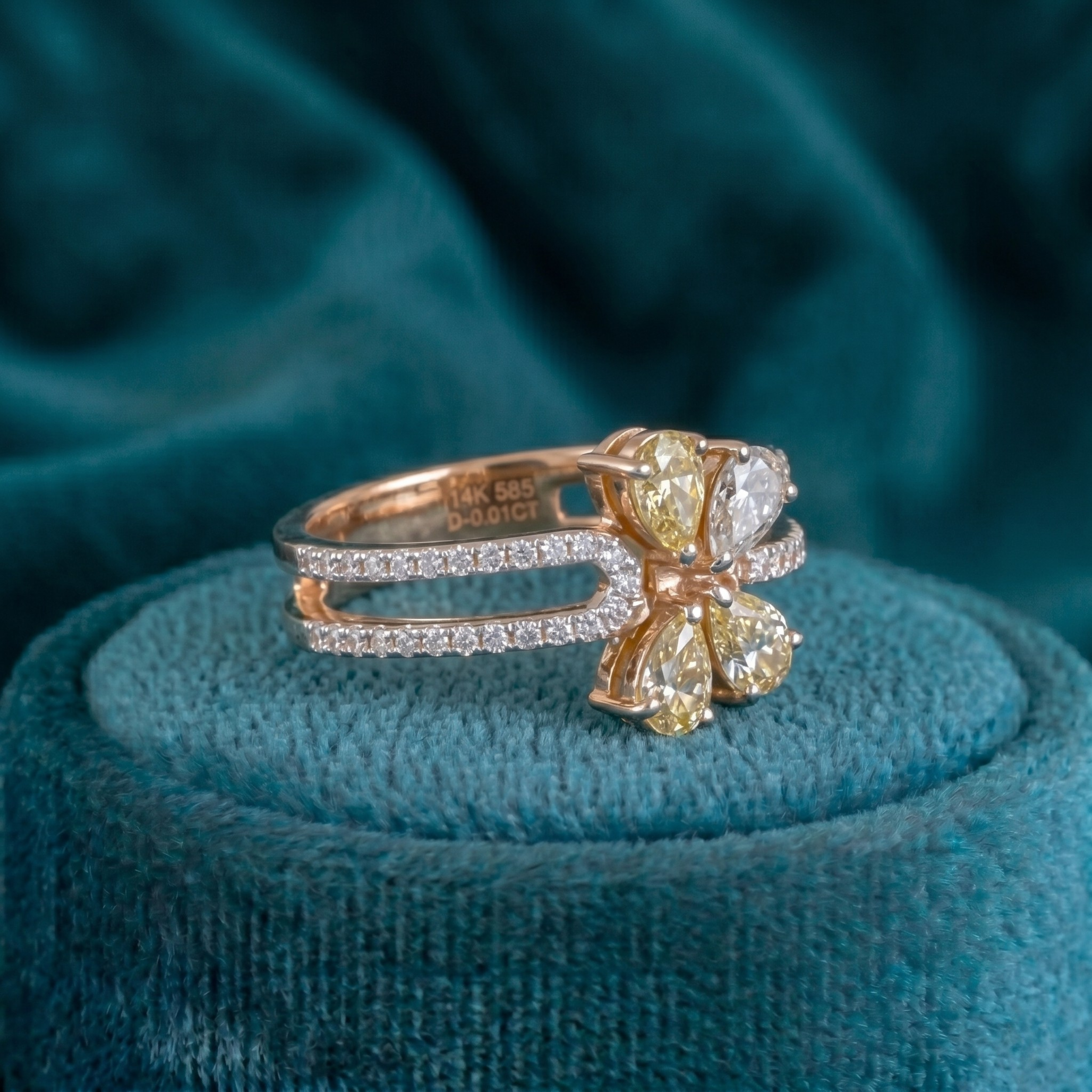Celestial Petal Bloom Ring